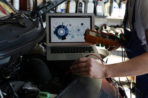 Auto diagnose uitlezen met computer