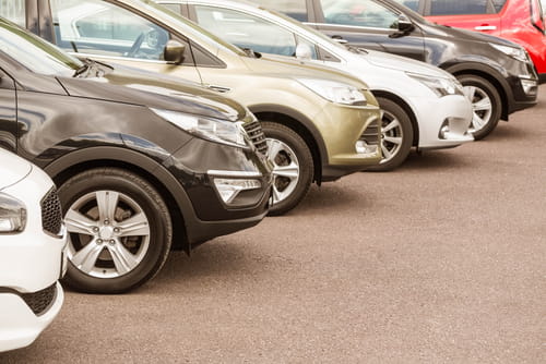Occasions bij autobedrijf